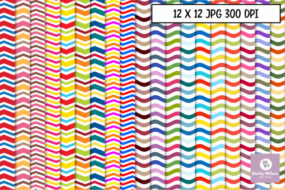Chevron Set One Paper Pack