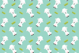 Cute Sheep Seamless Pattern