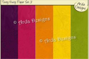 Exploring the Tooty Fruity Paper Set 3 and Its Backing Papers