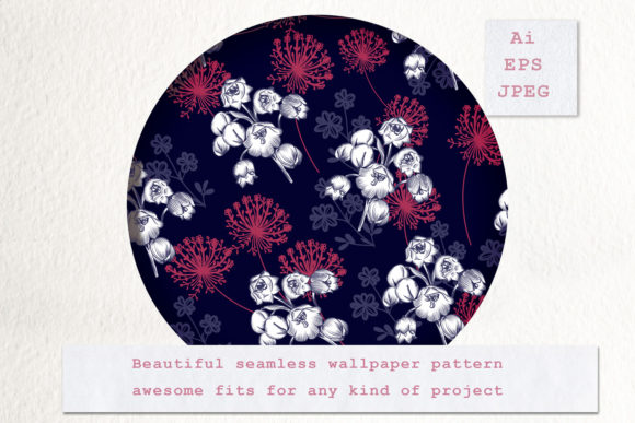 Floral Mood Seamless Vector Pattern 7