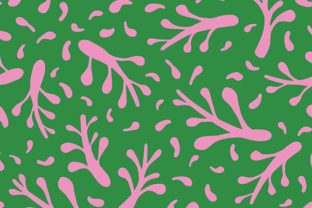 Green and Pink Seamless Design Floral: A Versatile Choice for Textile Applications