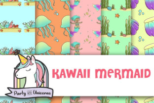 Kawaii Mermaid Digital Papers: A Creative Resource for Designers and Enthusiasts