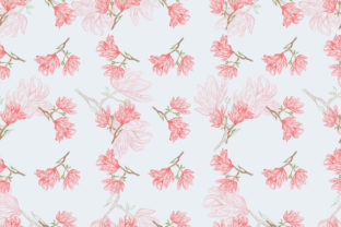 Linear Small Floral Background