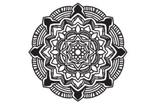 Mandala Vector Art Pattern 406: A Versatile Design for Creative Projects