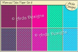 Mermaid Tales Paper Set 6: A Creative Resource for Modern Design