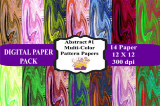 Multi Color Abstract 1 Digital Paper – A Creative Resource for Designers and Enthusiasts
