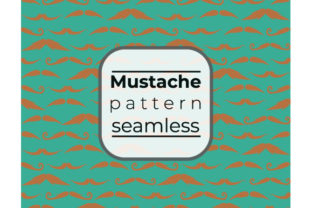 Seamless Pattern Mustache November: A Creative Design Resource
