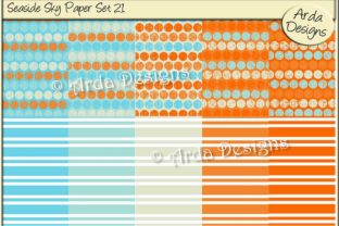 Seaside Sky Paper Set 21: A Versatile Choice for Creative Projects