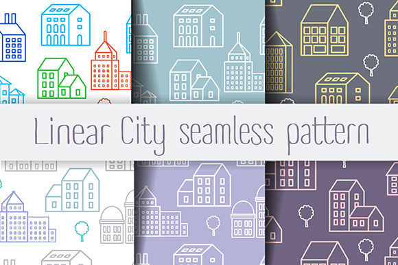 Set a Seamless Repeating Linear Pattern of Urban Buildings and Structures