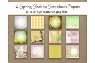 Shabby Spring Scrapbook Digital Papers: A Creative Resource for Modern Crafters