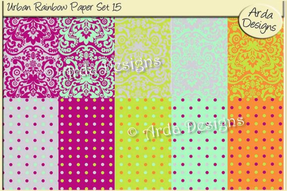 Urban Rainbow Paper Set 15: A Versatile Tool for Creativity and Organization