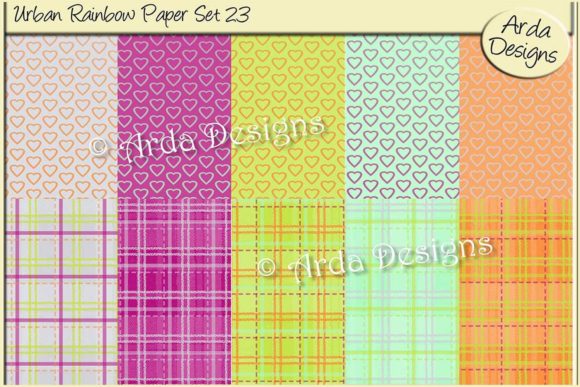Urban Rainbow Paper Set 23: A Creative Tool for Modern Professionals
