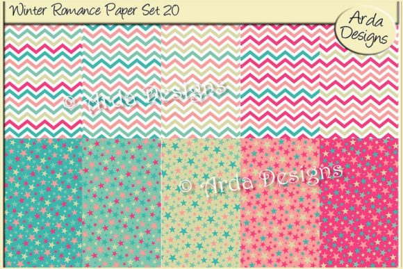 Winter Romance Paper Set 20