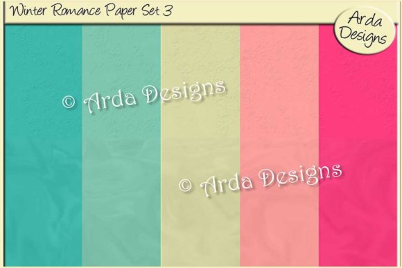 Winter Romance Paper Set 3: A Versatile Tool for Creative and Practical Use
